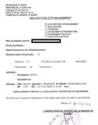 Notification d'affiliation à l'inspection du travail